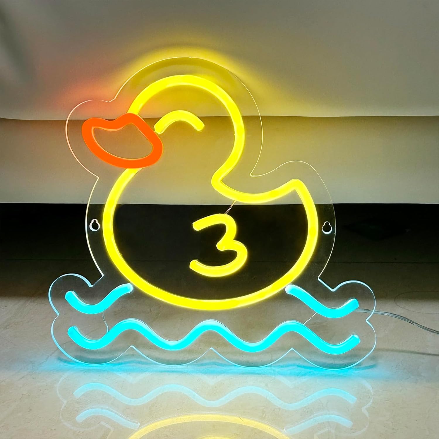 Ördek Neon Tabelası, USB ile Ç - Baby Nursery Wall Lights incelemesi ve fiyatı